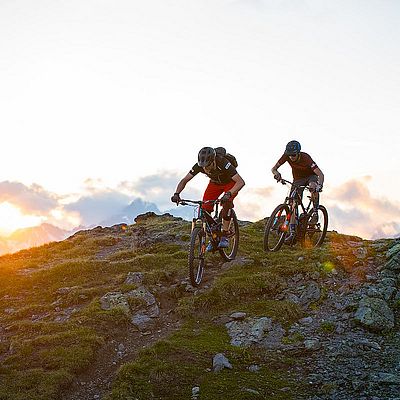 Bike-Transport im Paznaun